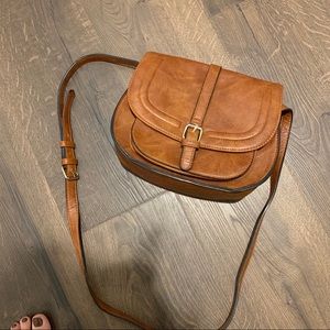 Brown Saddle Bag Crossbody